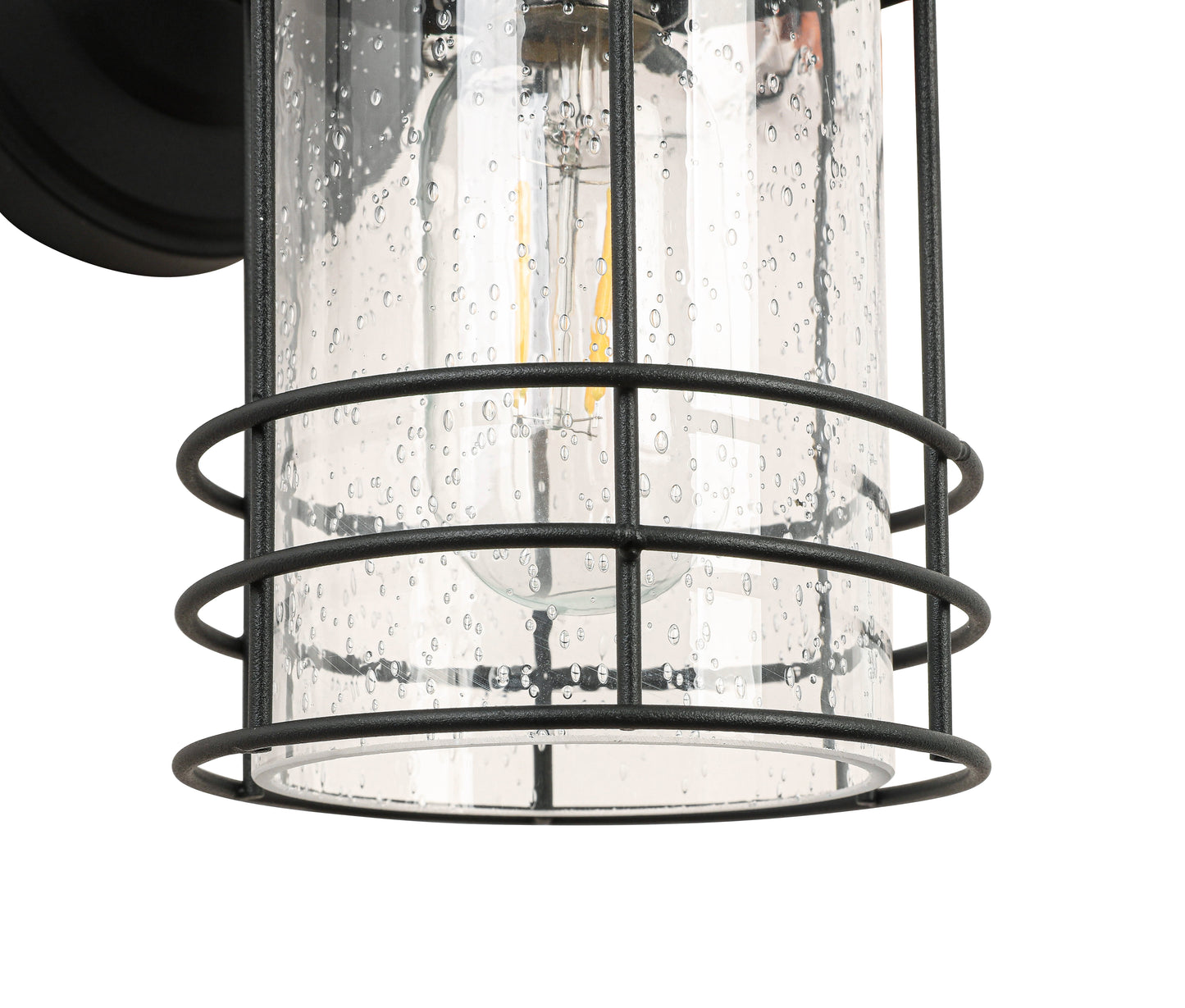 1 Waterproof Outdoor Wall Light, Outdoor Wall Light, Matte Black