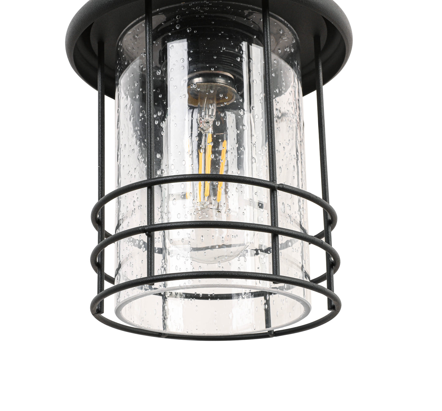 1 Waterproof Outdoor Wall Light, Outdoor Wall Light, Matte Black