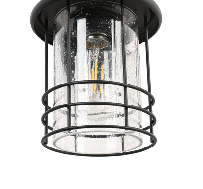 1 Waterproof Outdoor Wall Light, Outdoor Wall Light, Matte Black