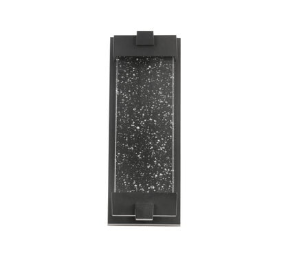 1-Light Matte Black not Motion Sensing LED Outdoor Hardwired Wall Lantern Sconce with No Bulbs Included