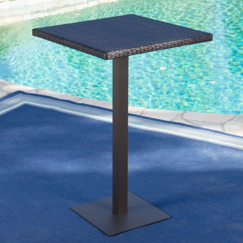 Rattan 26inch   SQUARE BAR TABLE
