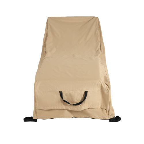 Shield Outdoor Slope Chaise Lounge Cover, Beige