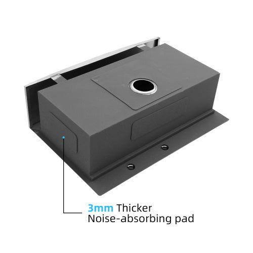 33x22x10"Farmhouse Apron Single Bowl Stainless Steel Kitchen Sink with Workstation