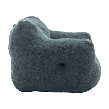 Adults High-Density Foam Stuffed Bean Bag Chair with Armrests