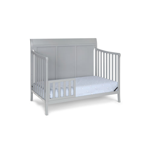 4-in-1 Convertible Crib Gray