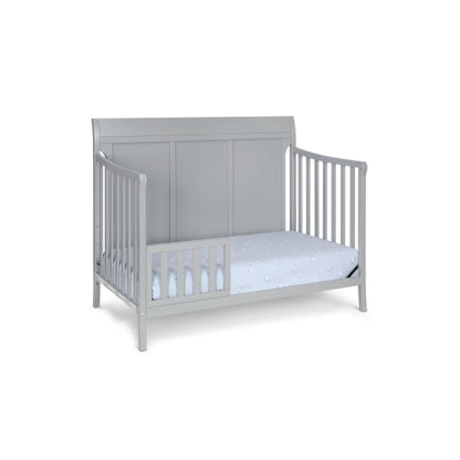 4-in-1 Convertible Crib Gray