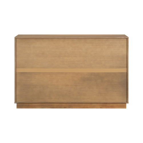 Natural Storage Cabinet with 7 Drawers and 2 Doors