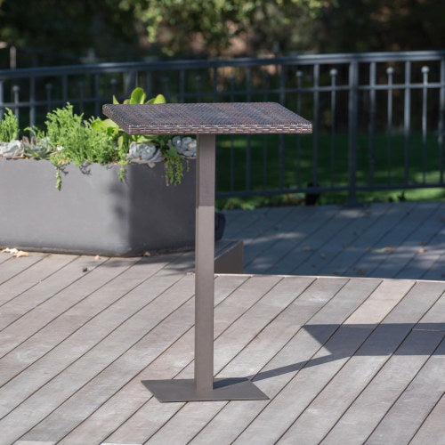 Rattan 26inch   SQUARE BAR TABLE