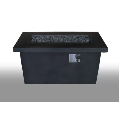 24'' H Concrete Propane/Natural Gas Outdoor Fire Pit Table