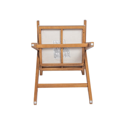 27inch Height, Cream Woven Cane Plastic Backrest Bar Stool - Foam-Padded Fabric Seat & Durable Rubberwood Frame