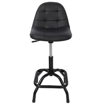 360° Swivel Adjustable Height Bar Stool with High Back Support, Modern Counter Stool for Bar, Shop, Kitchen