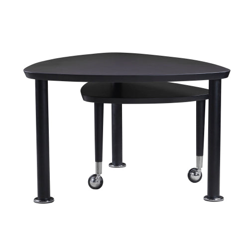360 degree Rotatable modern Coffee Table for Living Room, solid wood legs with simply assemble Cocktail Table,