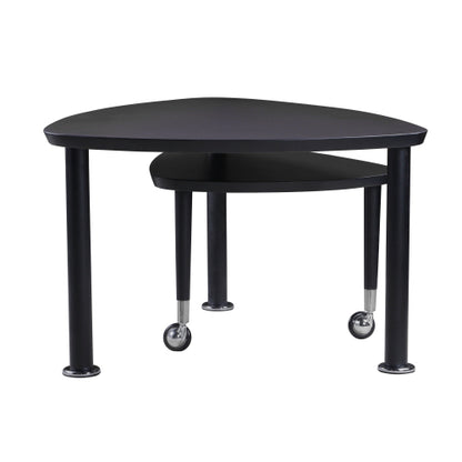 360 degree Rotatable modern Coffee Table for Living Room, solid wood legs with simply assemble Cocktail Table,