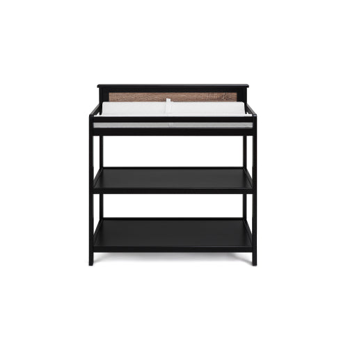 Changing Table Black/Vintage Walnut