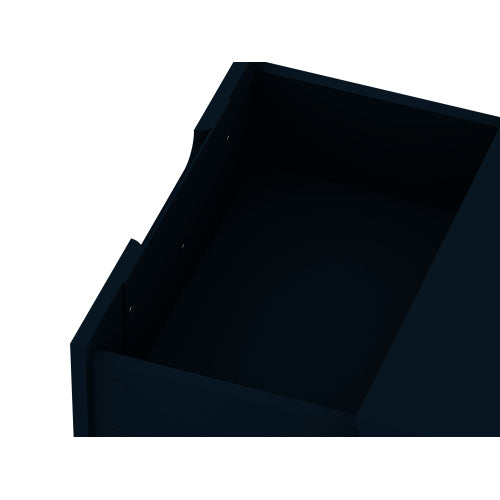 Midnight Blue Mid-Century Modern Nightstand