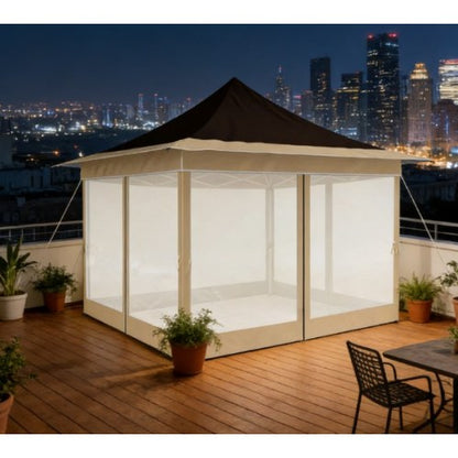 Spacious Pop Up Tent,Canopy Tent with Mesh Netting,with Carry Bag,for Outdoor