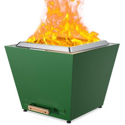 Cyberpit One Pro 25 inch Smokeless Fire Pit, w/Pull-Out Ash Pan