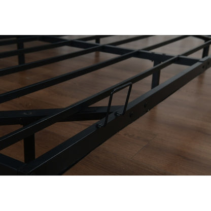 King Size Floating Bed Frames with LED Lights, Metal Platform Bed , Solid and Stable, Noise Free, No Box Spring Needed, Easy Assembly (King)