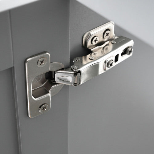 36 inch Shaker Style Free-Standing Bathroom Vanity Cabinet with Ceramic Sink, 4 Soft-close Drawers and 2 Soft-close doors