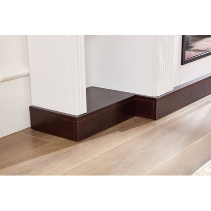 Electric Fireplace TV Stand for 70 inch TV, 23 inch Fireplace with Mantel, Living Room TV Stand with Remote Control