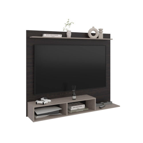 Bethune 65" TV Entertainment Center Modern Media Console with Storage for Gaming & wenge and positano