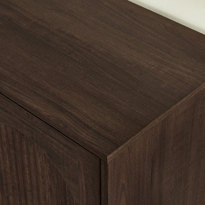 Modern 64 inch TV Stand with Storage Cabinets and Adjustable Shelves