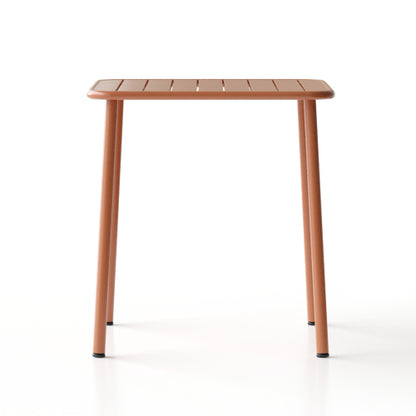 Sera square table outdoor (red)courtyard table villa open air dining table waterproof table retro American modern simple balcony table coffee table