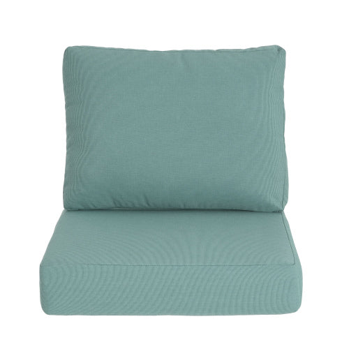 Noah Outdoor Club Chair Cushion Set, Seat Cushion and Back Cushion, Teal