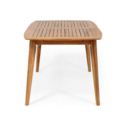 Outdoor Acacia Wood Expandable Dining Table, Teak