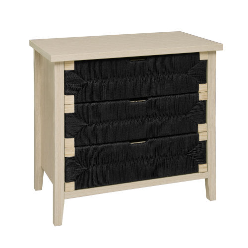 3 Drawer Buffet Sideboard with Woven Rope Design
