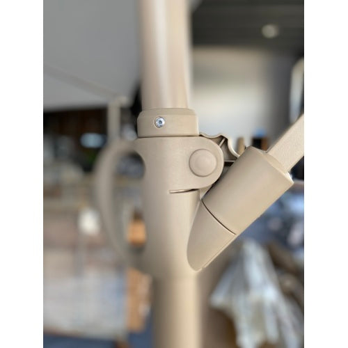 without Plastic base -10ft Offset Patio Umbrella