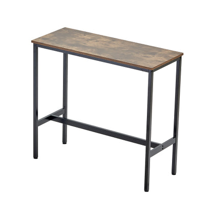 Bar Table Height Pub Table Cocktail Coffee Counter Kitchen Dining 39x16x35.5 in