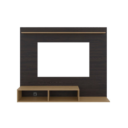 Bethune 65" TV Entertainment Center Modern Media Console with Storage for Gaming & wenge and natural oak