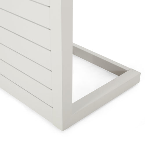 outdoor table C-SHAPED TABLE WHITE