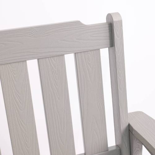 Minimalist Light Gray bench Environmentally friendly and recyclable, suitable for both indoor and outdoor use. Just wipe it clean when it gets dirty