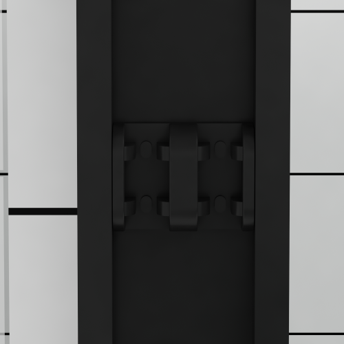 44-48"x76" Aluminum Frame Double Sliding Shower Door,Bypass Bathroom Sliding Door with Premium 1/4" (6mm) Clear Tempered Glass, Black Hardware Sliding Glass Shower Enclosure,Matte Black Finished