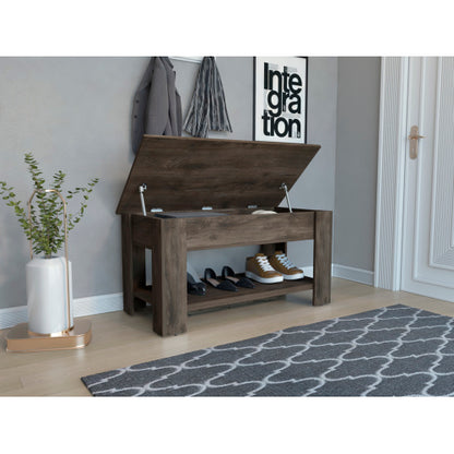 Bench, Liftable Top And Lower Panel