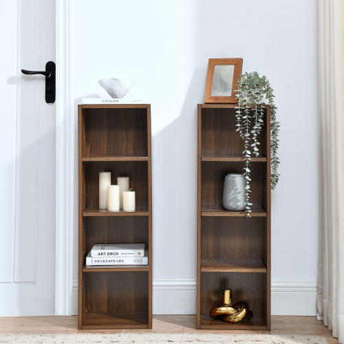 70.9 Inch 8-Tier Detachable Adjustable Slim Media Storage Tower Home Narrow Bookcase