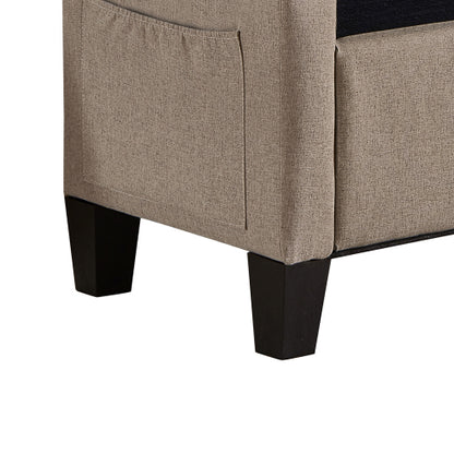 Ottoman with Storage, Storage Ottoman Bench with Safety Hinge 350 lbs Weight, Upholstered Entryway Bench with Seating for Bedroom, Living Room - LINEN