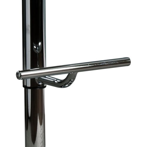 Modern Contemporary Swivel Walnut Bentwood Lift Adjustable Height Bar Stool with Curved Seat and Back (White)