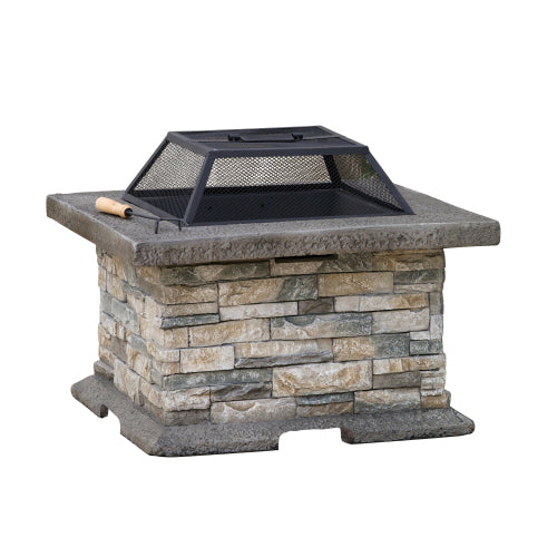 28" SQUARE MGO FIRE PIT