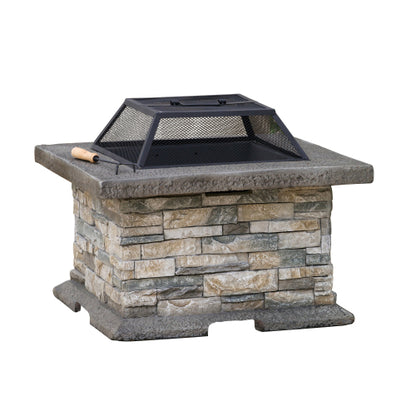 28" SQUARE MGO FIRE PIT