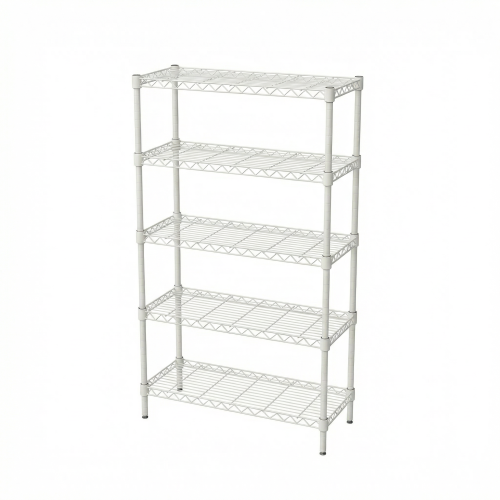 Adjustable 5-Tier Metal Wire Shelving Unit for Kitchen Garage