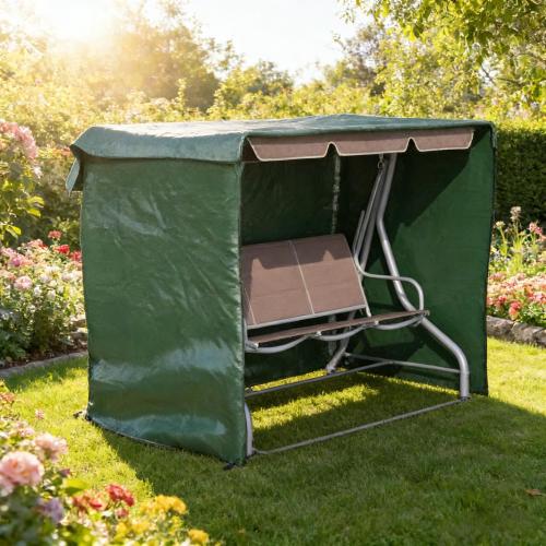 Outdoor Swing Chair Waterproof Cover,3-Seater Patio Swing Cover
