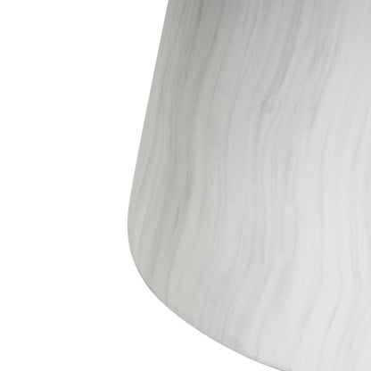 Outdoor Ponti Travertine Side Table,White