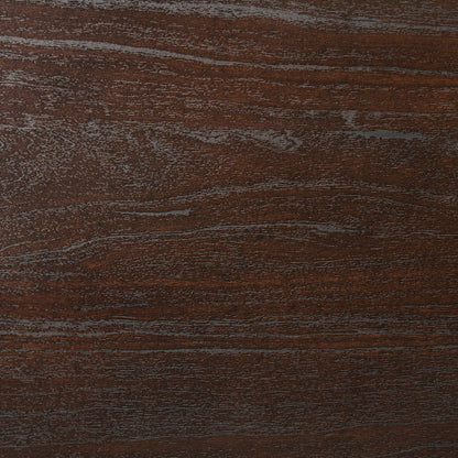 Dark Cocoa 2-Drawer Wooden Nightstand