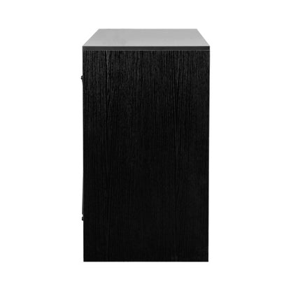 6-Drawer Dresser with Large Fabric Drawers, Black