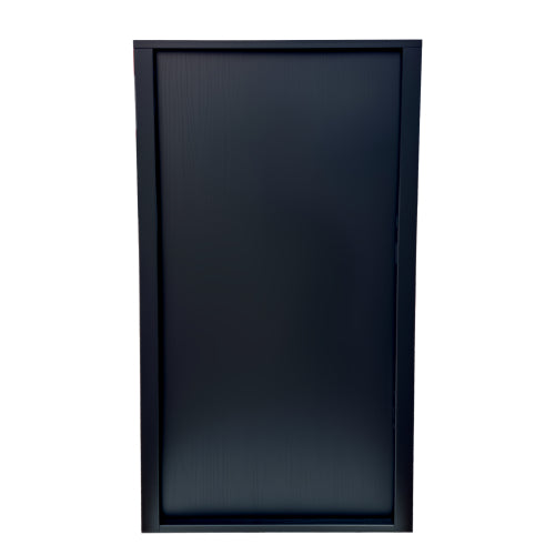 Black color modular wine bar Cabinet with Storage Shelves with Hutch for Dining Room