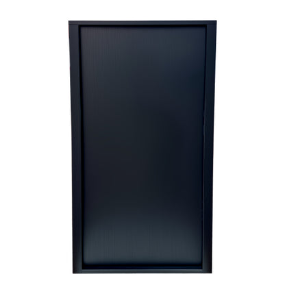 Black color modular wine bar Cabinet with Storage Shelves with Hutch for Dining Room