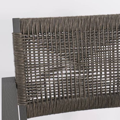 Lounge chair CHARCOAL GREY color, suitable for all seasons: Outdoor lounge chair